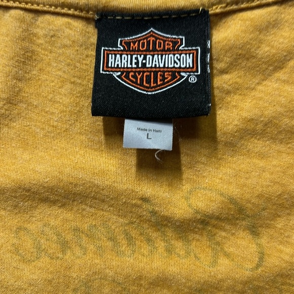 Harley-Davidson Mustard Motorcycle Tee - Picture 5 of 6